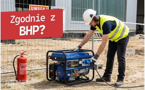  Using a power generator in compliance with health and safety regulations
