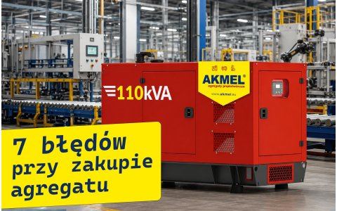  7 błędów przy zakupie agregatu prądotwórczego do firmy