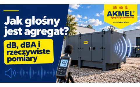  Jak głośny jest agregat prądotwórczy? dB, dBA i rzeczywiste pomiary